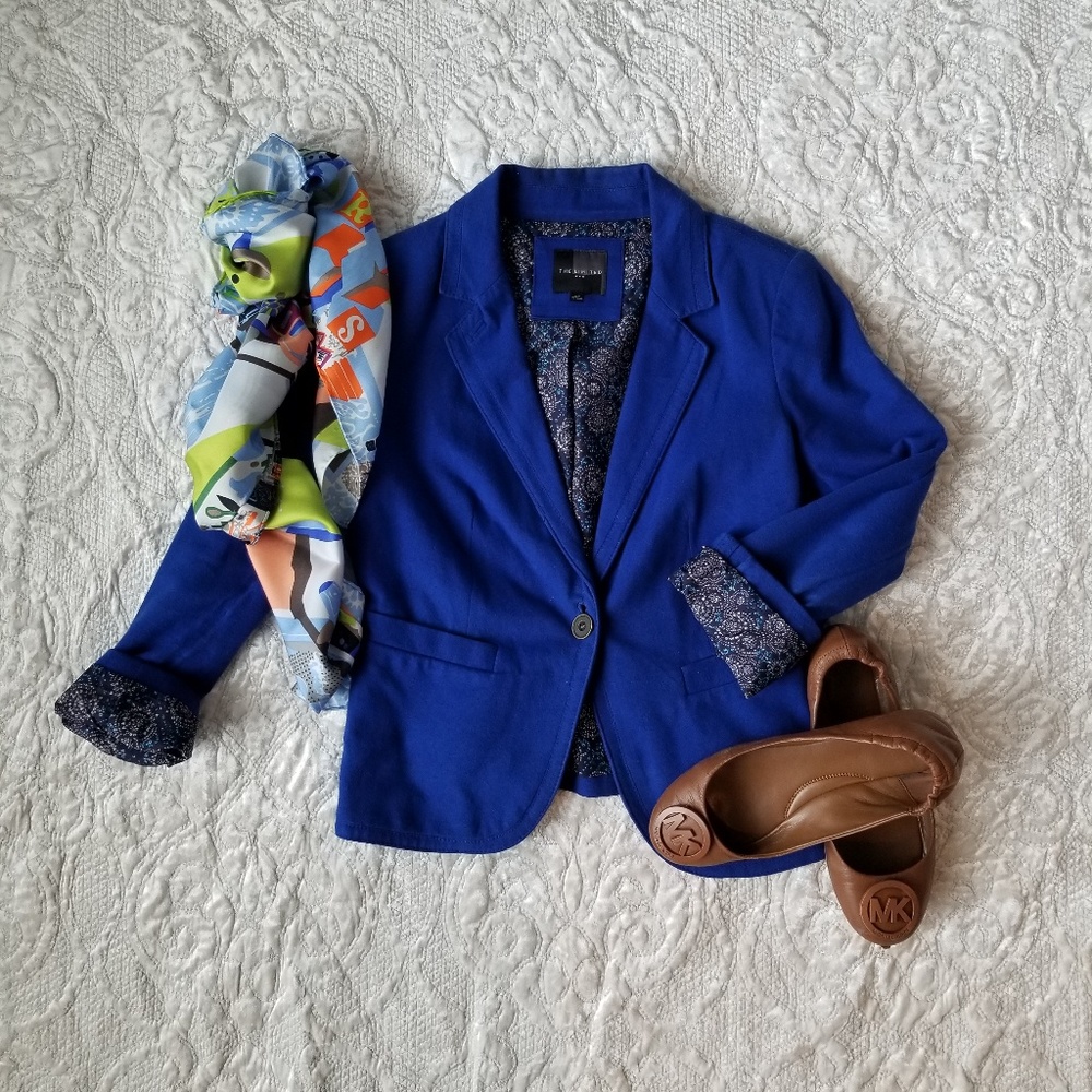 Royal blue blazer - The Limited